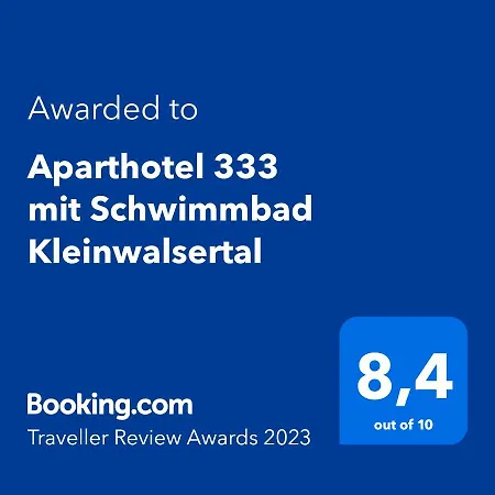 333 Mit Schwimmbad Kleinwalsertal 公寓